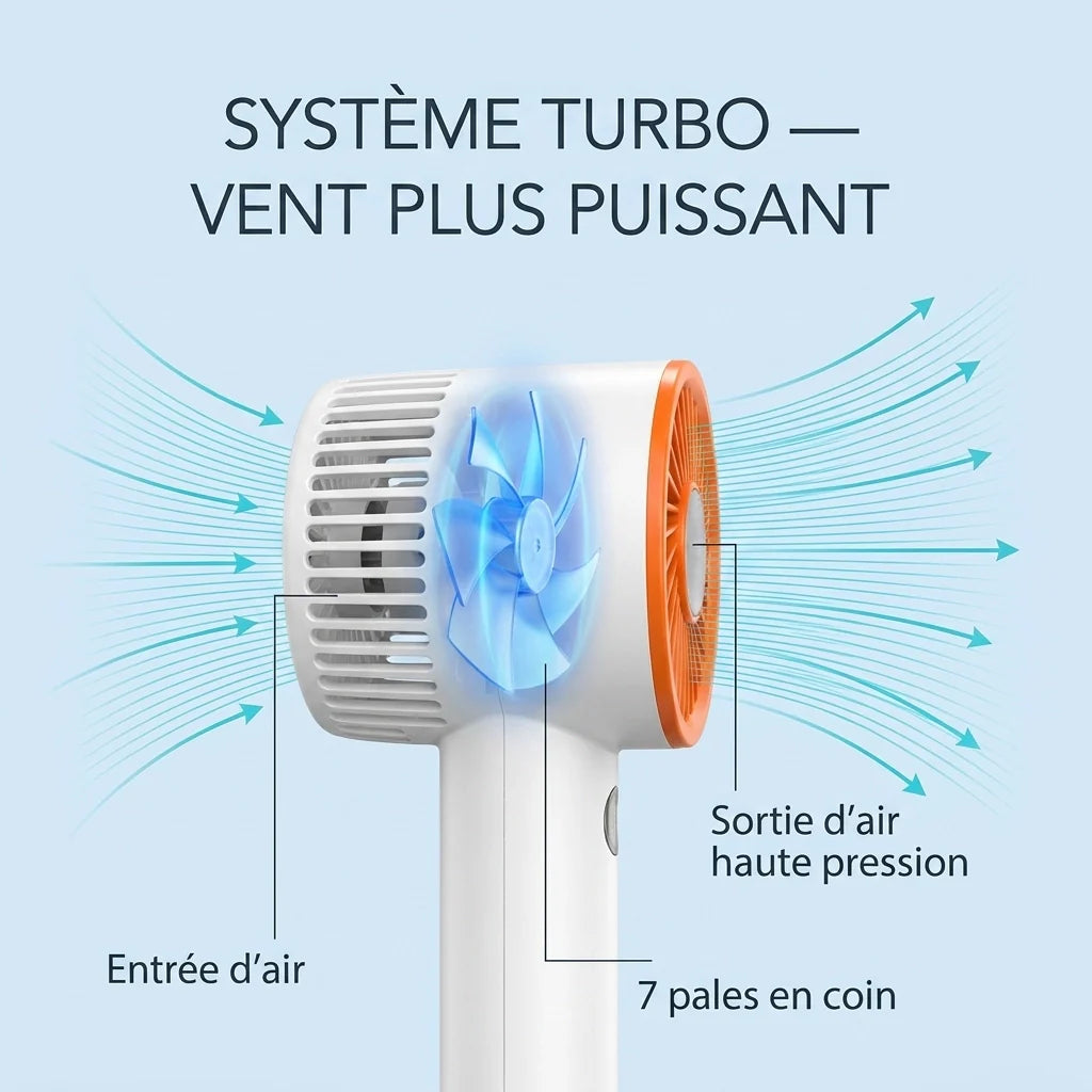 Ventilateur portable TURBO
